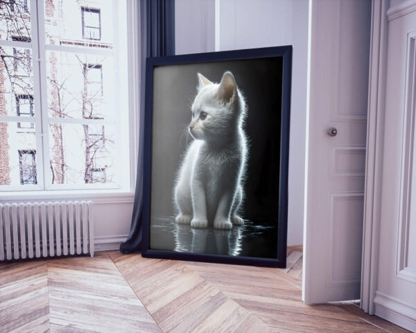 White kitten V2 - Afbeelding 2